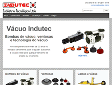 Tablet Screenshot of indutec.ind.br